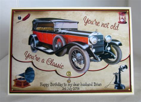 smart car birthday cards|classic car birthday cards.